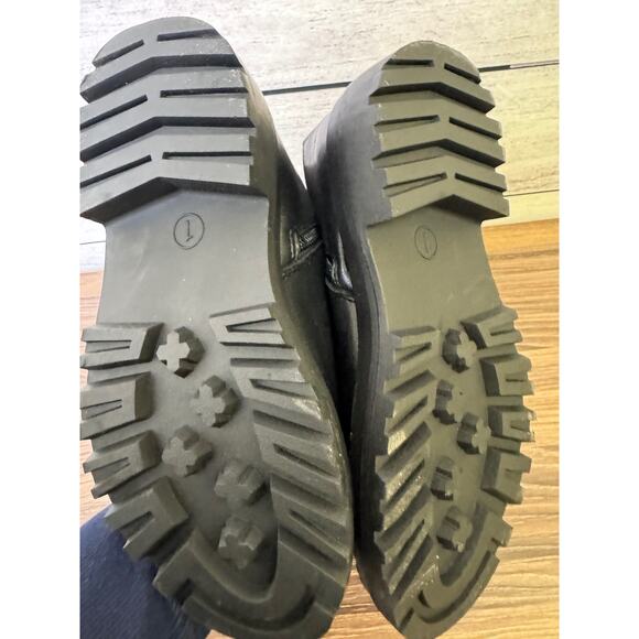 NWT Girls Art Class Black Blake Riding Boots - Size 1 - Picture 4 of 4